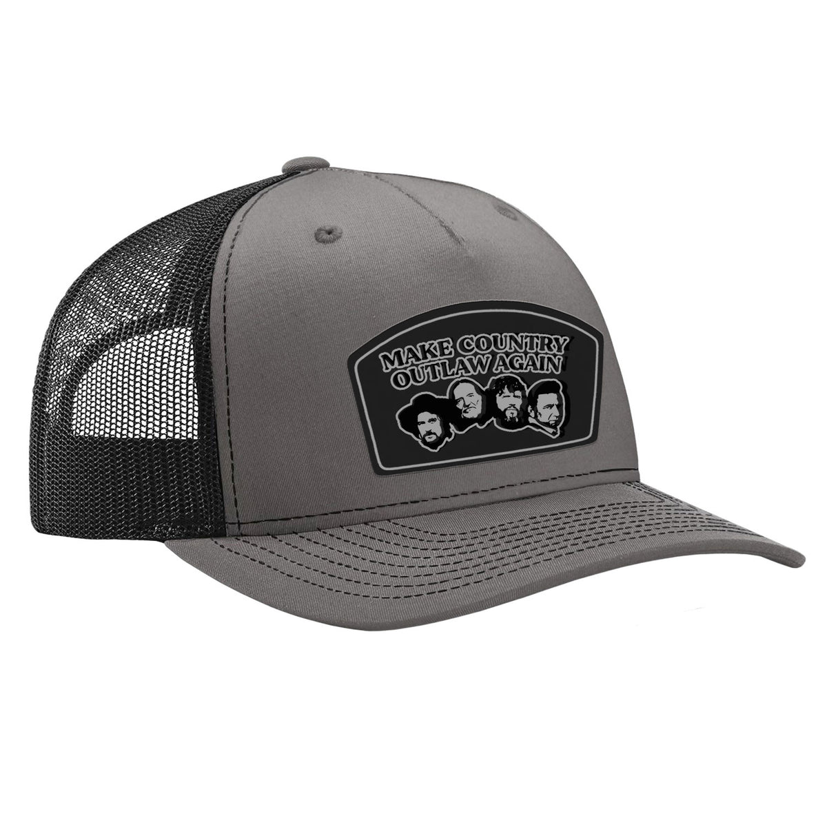 Make Country Outlaw Again Leather Patch Hat