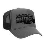 I Didn't See Sh!t Foam Trucker Hat - Charcoal / Black