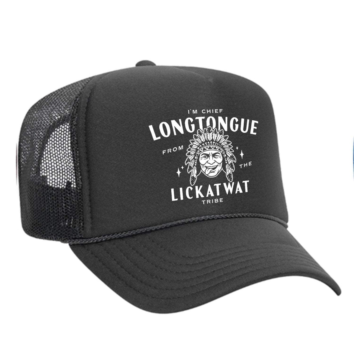Chief Longtongue Foam Trucker Hat - Charcoal