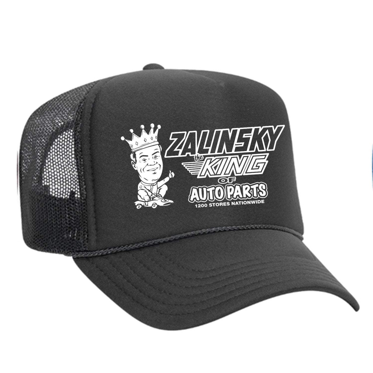 Zalinsky The King Of Auto Parts Foam Trucker Hat - Charcoal