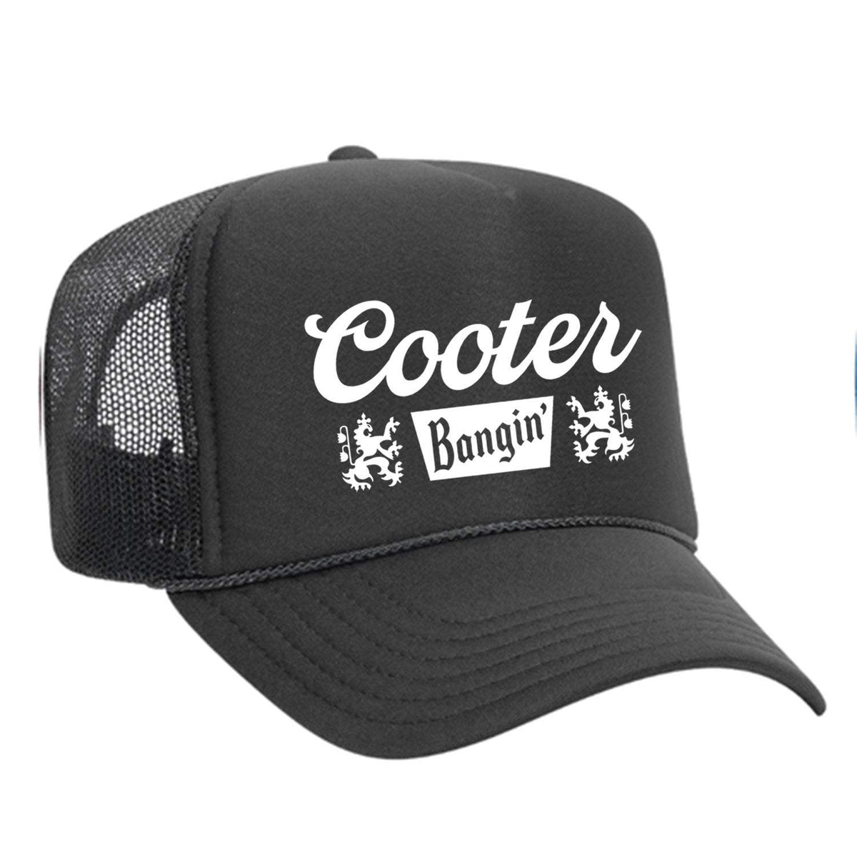 Cooter Bangin Foam Trucker Hat - Charcoal
