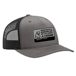 Choked A Cougar Classic Trucker Hat - Charcoal