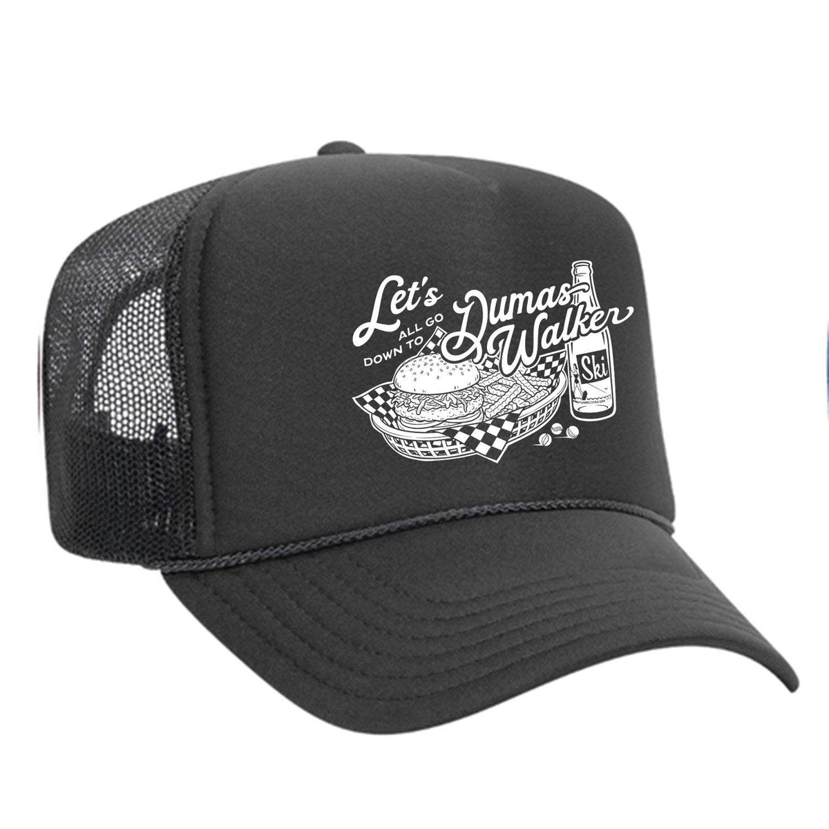 Dumas Walker Foam Trucker Hat - Charcoal