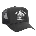 Haggard Old Flag Foam Trucker Hat - Charcoal