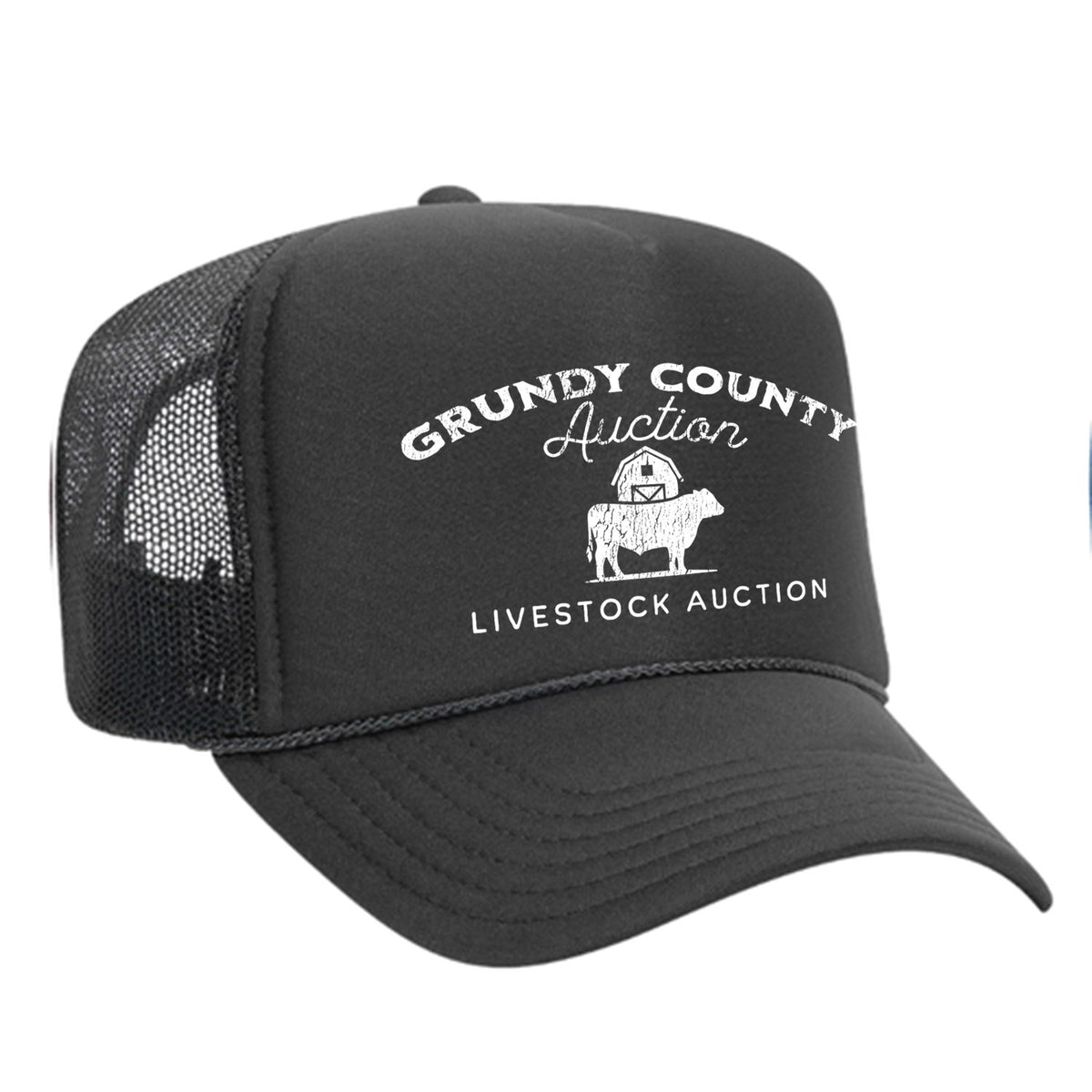 Grundy County Auction Foam Trucker Hat