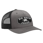 No Show Jones Classic Trucker Hat - Charcoal / Black