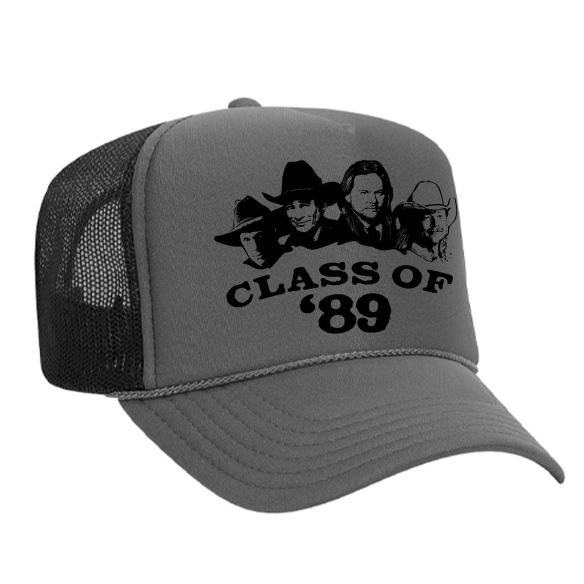 Class Of '89 Foam Trucker Hat - Charcoal / Black