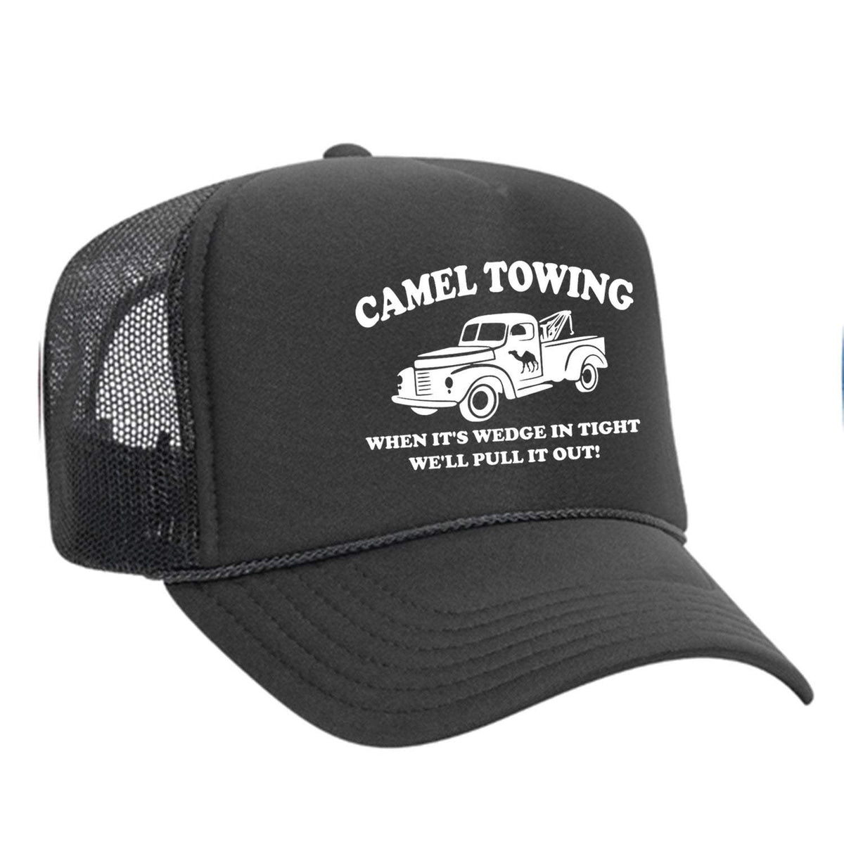Camel Towing Foam Trucker Hat - Charcoal / Grey