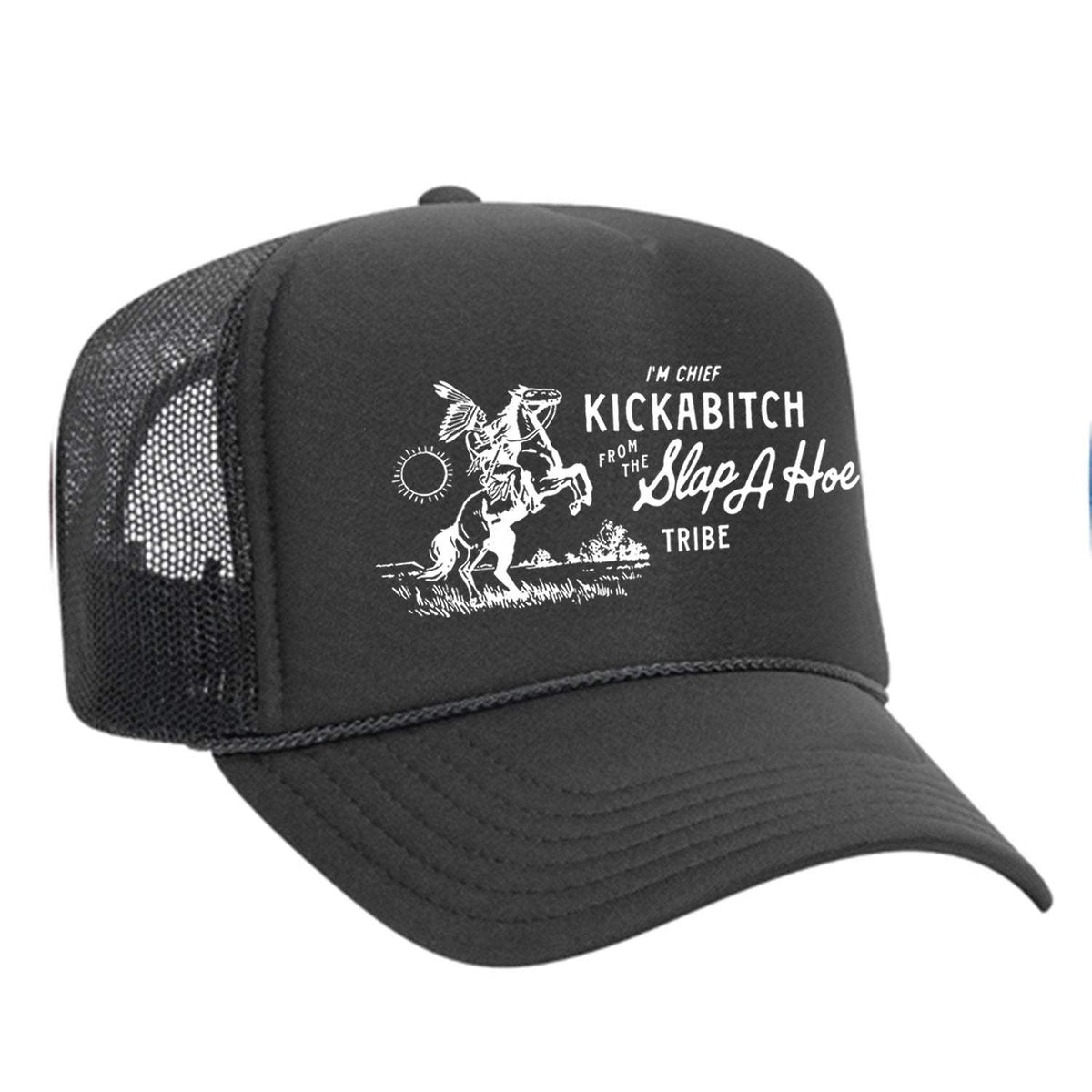 Chief Kickabitch Foam Trucker Hat - Charcoal / Grey