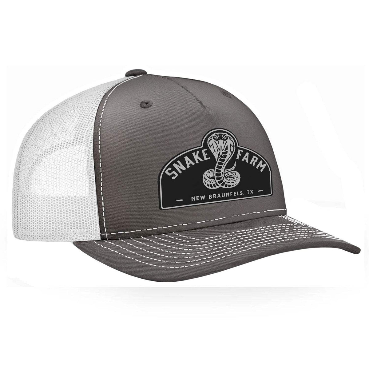 Snake Farm Classic Trucker Hat - Charcoal / White