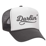 Darlin' Foam Trucker Hat - Charcoal / White