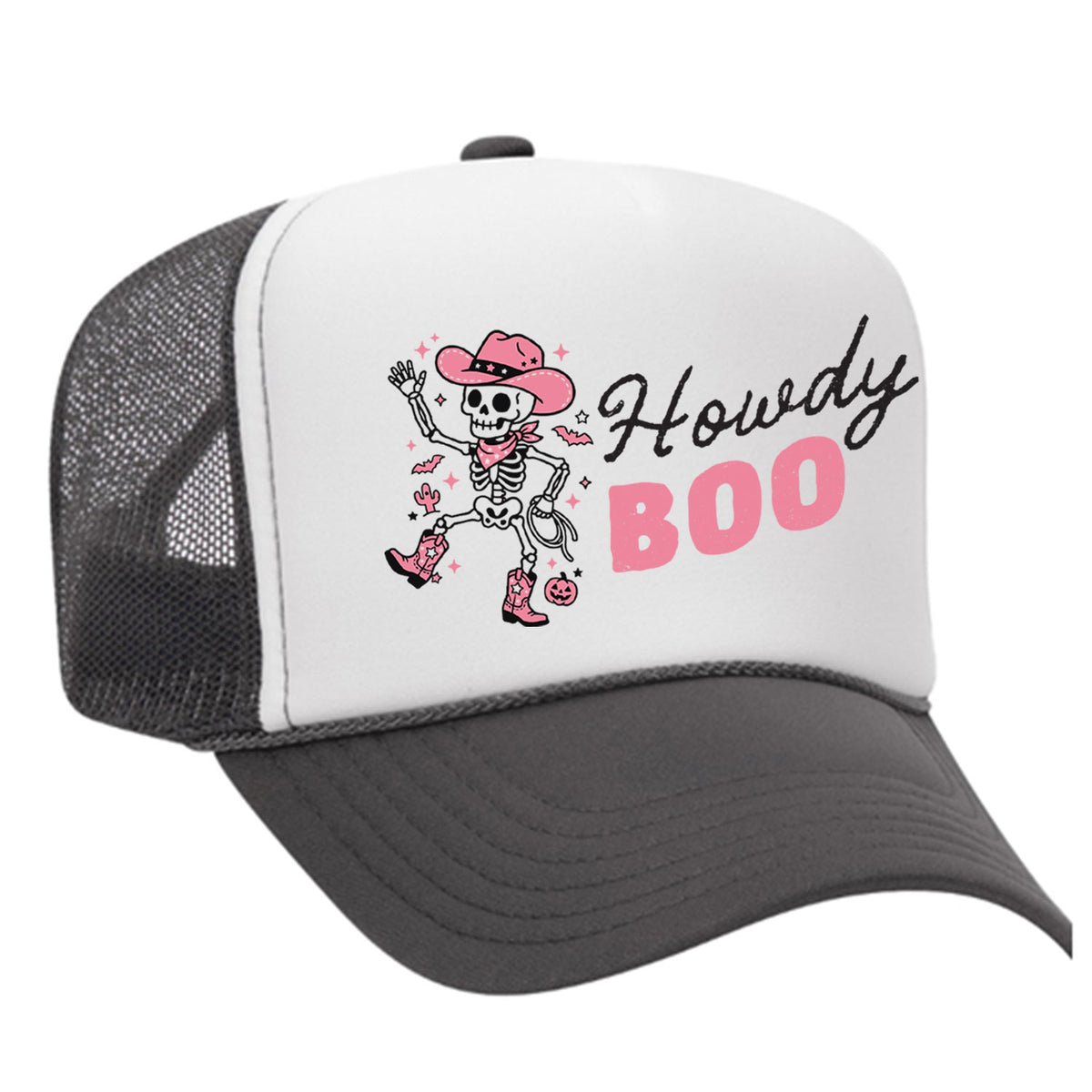 Howdy Boo Foam Trucker Hat