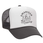 Amarillo By Morning Foam Trucker Hat - Charcoal / White