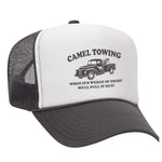 Camel Towing Foam Trucker Hat - Charcoal / White