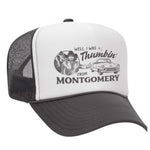 Thumbin' From Montgomery Foam Trucker Hat - Charcoal / White