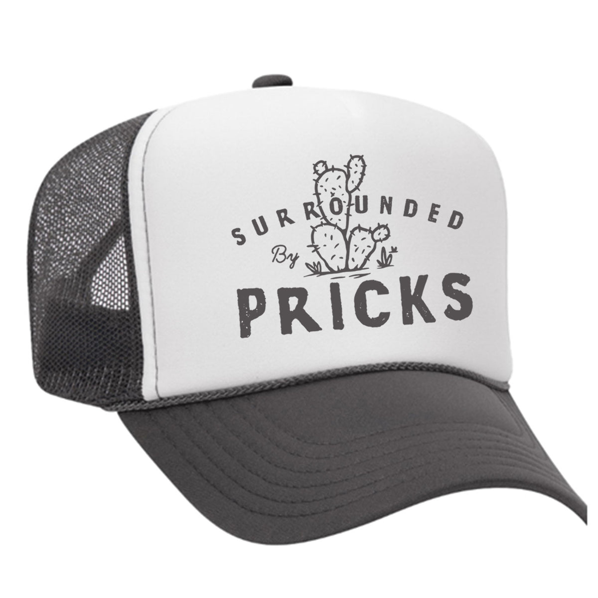 Surrounded By Pricks Foam Trucker Hat