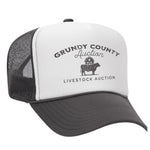 Grundy County Auction Foam Trucker Hat