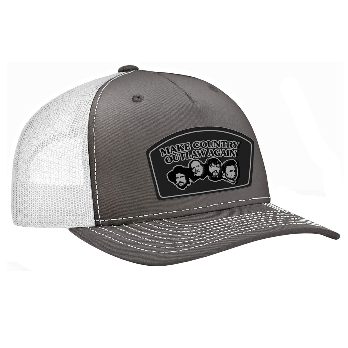 Make Country Outlaw Again Leather Patch Hat