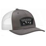 Make Country Outlaw Again Leather Patch Hat - Charcoal / White