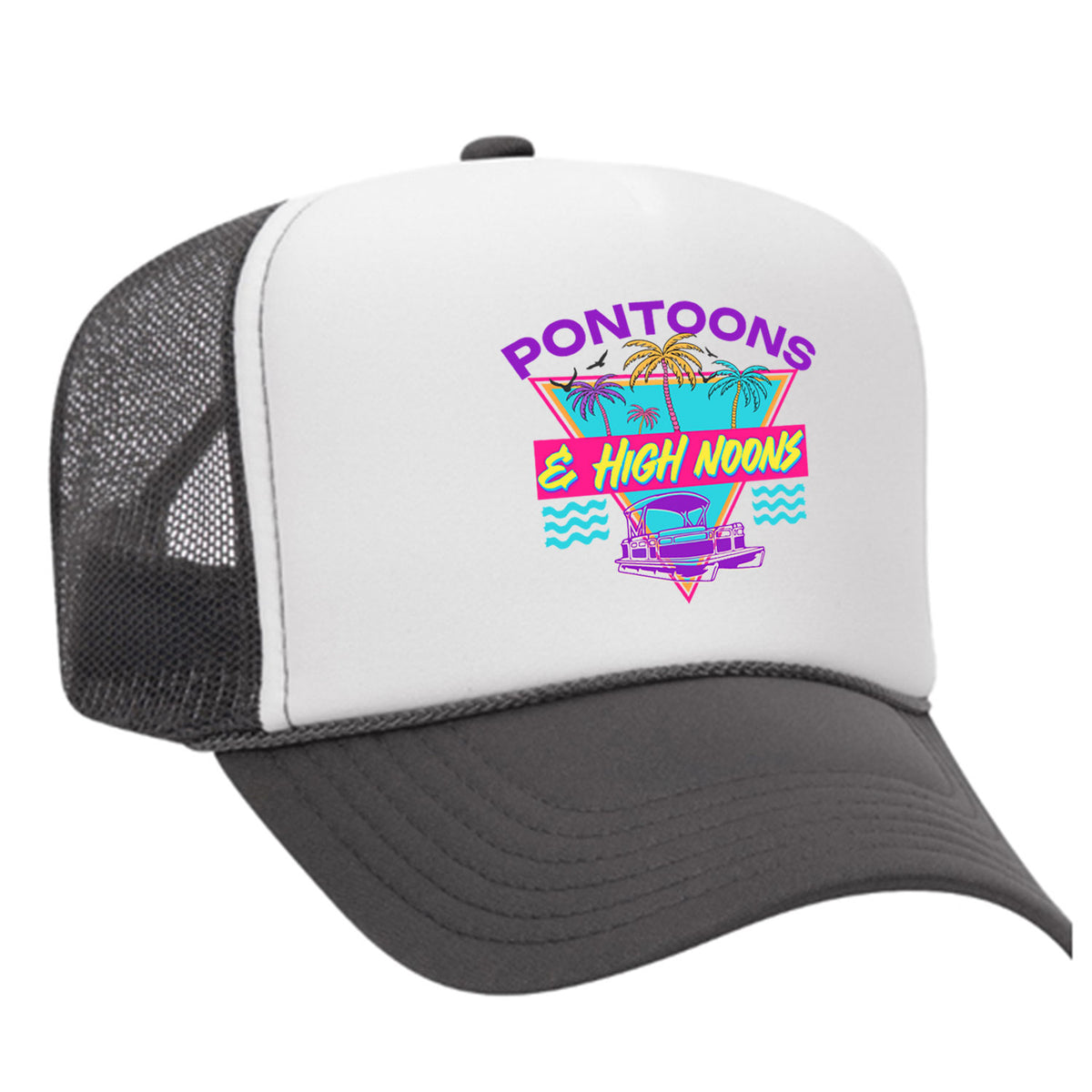 Pontoons and High Noons Foam Trucker Hat