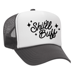 Shit'll Buff Foam Trucker Hat - Charcoal / White