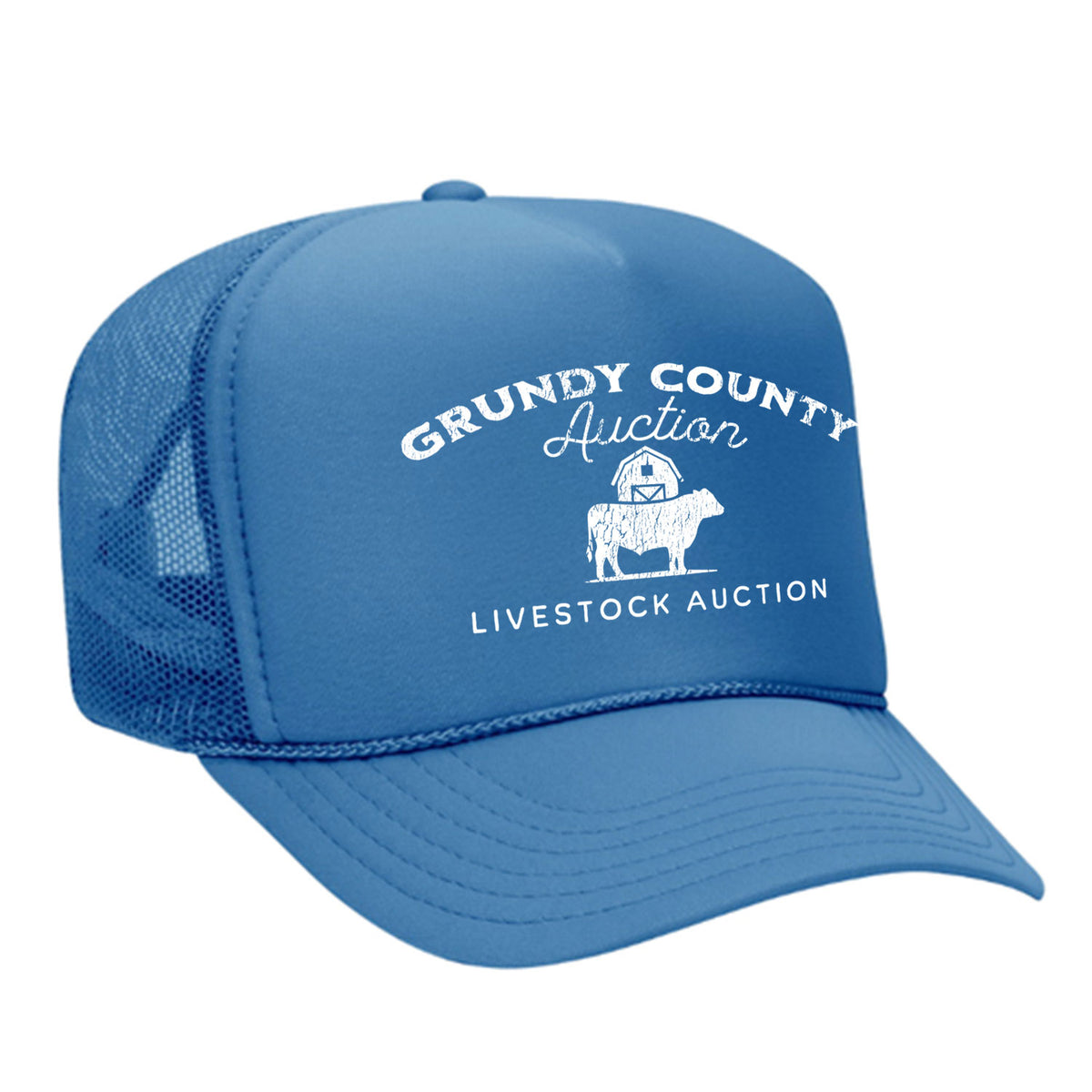 Grundy County Auction Foam Trucker Hat