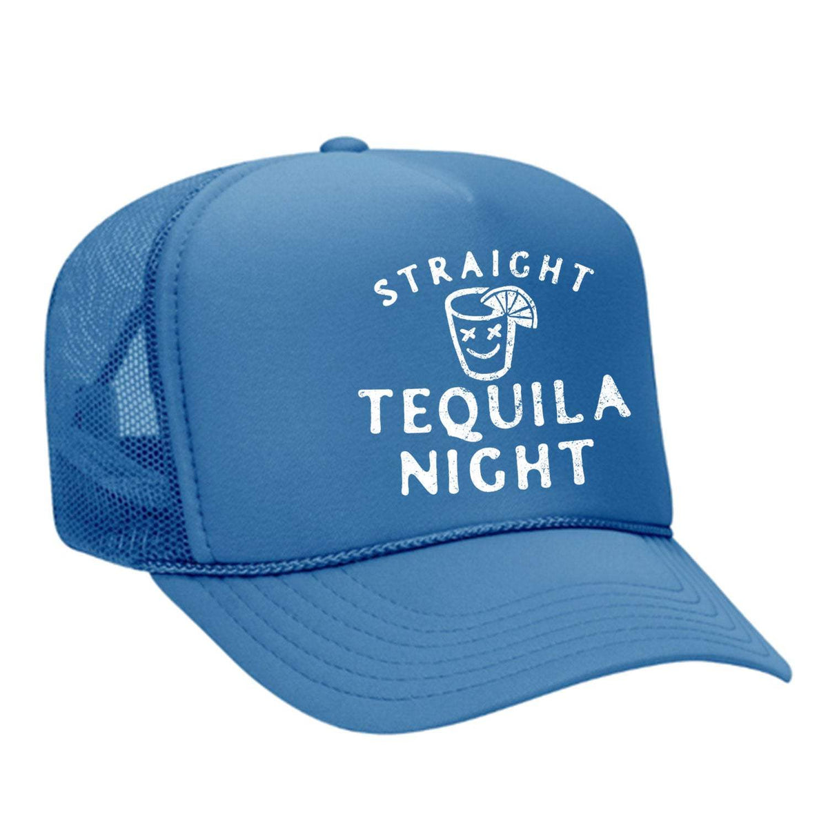 Straight Tequila Night Foam Trucker Hat - Colorado / Blue