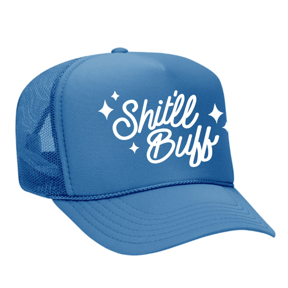 Shit'll Buff Foam Trucker Hat - Colorado / Blue