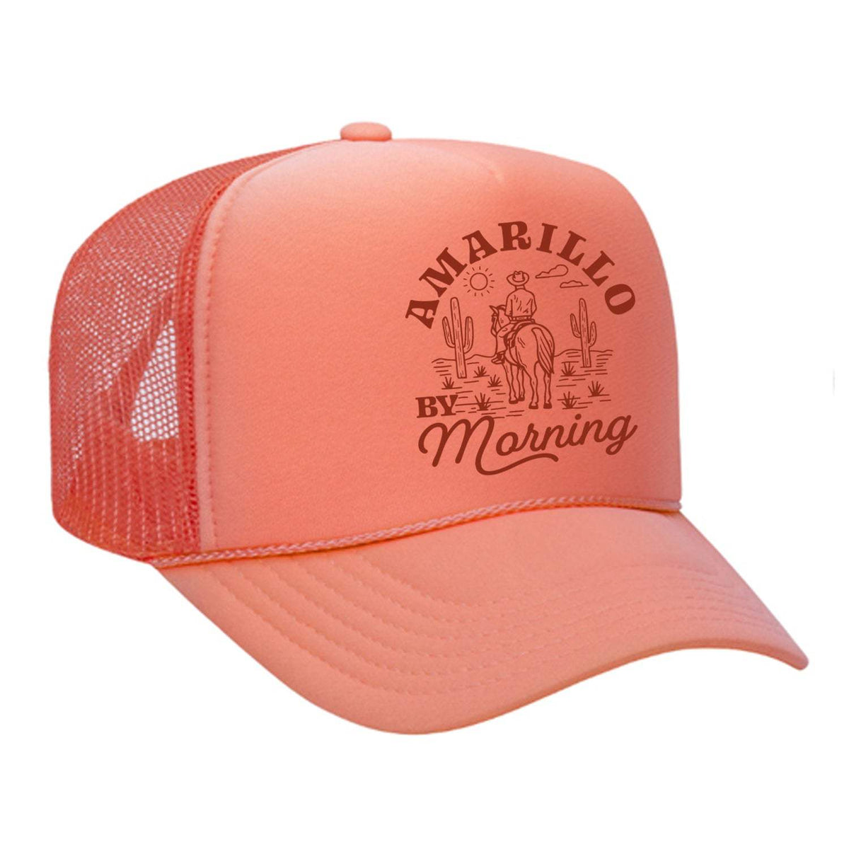Amarillo By Morning Foam Trucker Hat - Coral