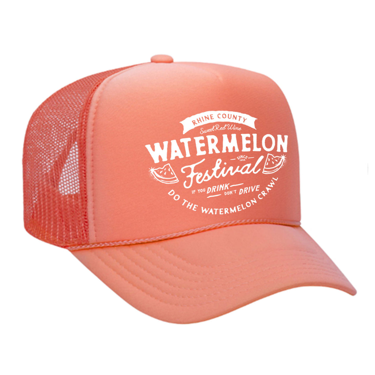 Watermelon Crawl Foam Trucker Hat