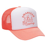 Amarillo By Morning Foam Trucker Hat - Coral / White