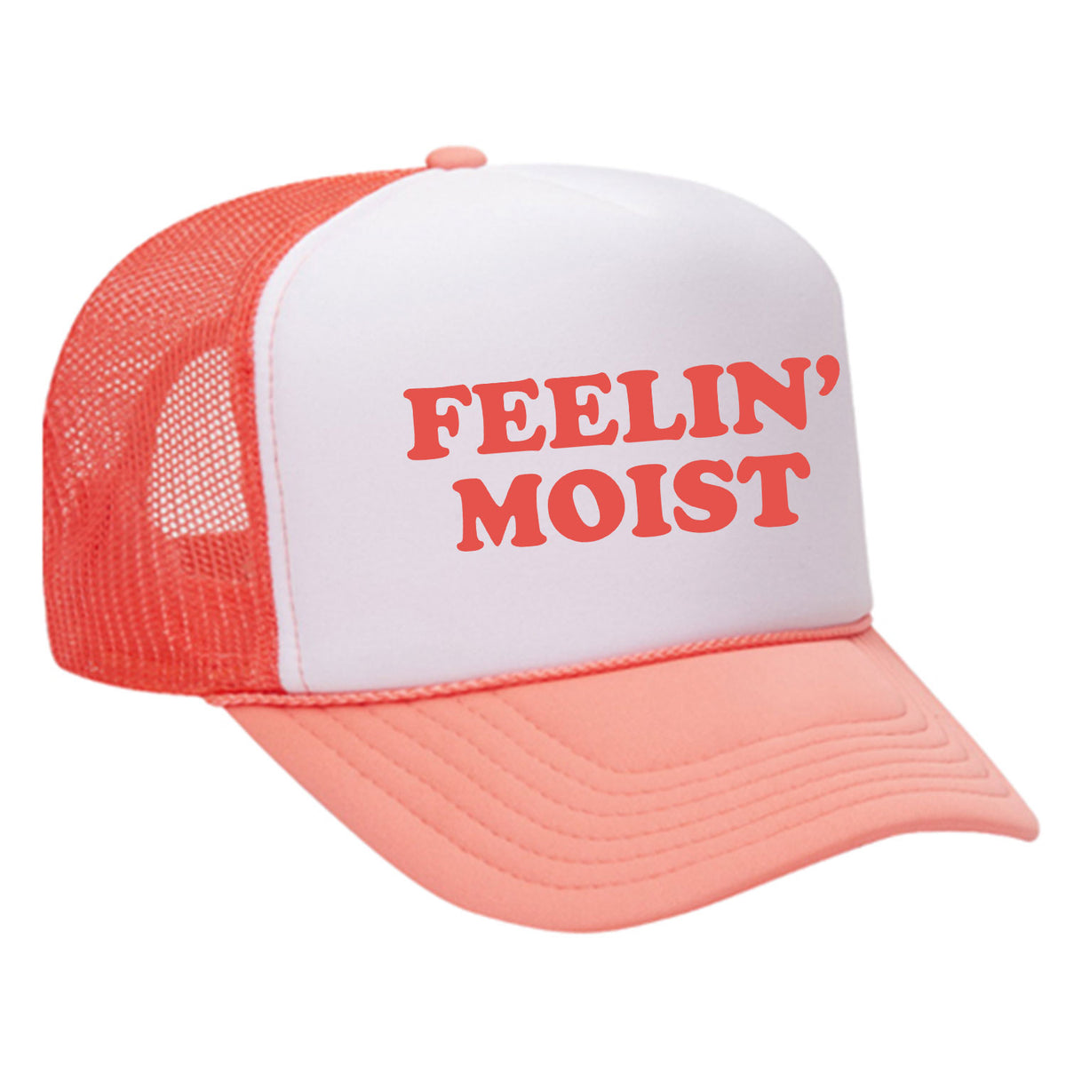 Coral / White