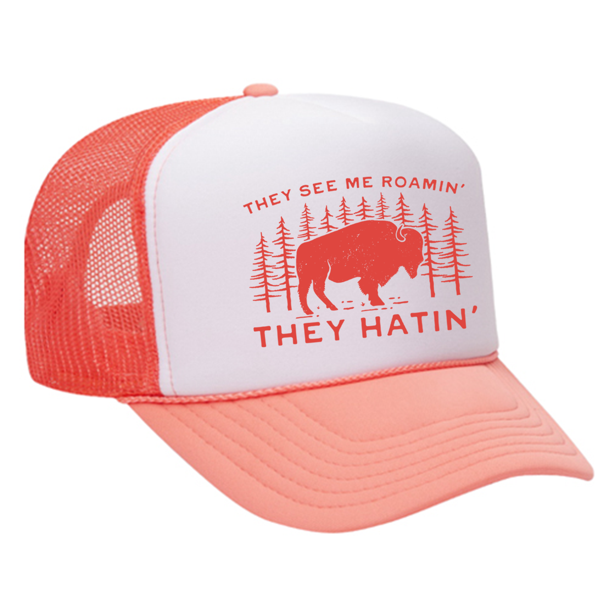 They See Me Roamin' Foam Trucker Hat