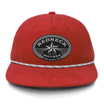 Redneck Mother Flat Bill Rope Leather Patch Hat