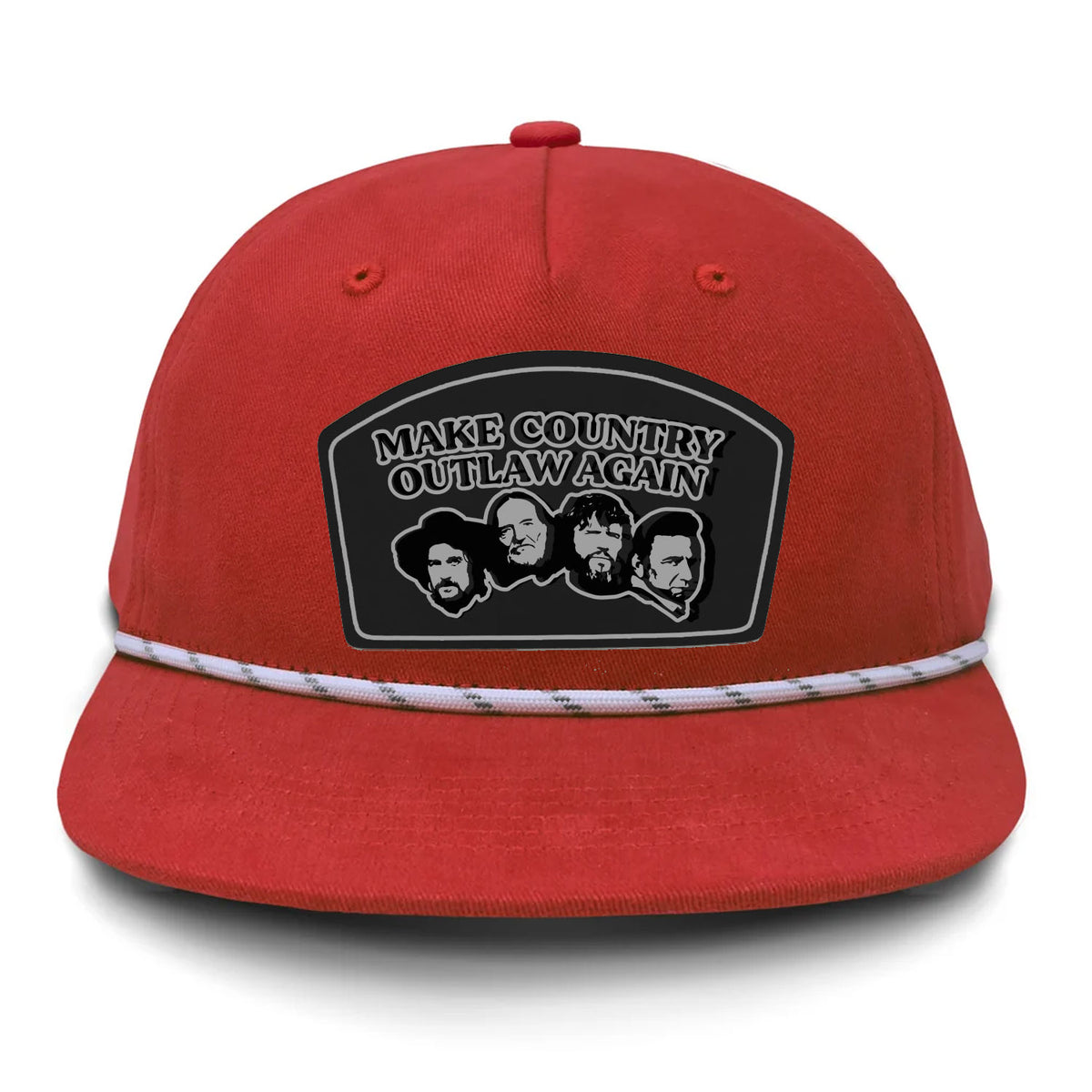 Make Country Outlaw Again Flat Bill Rope