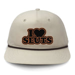 I Love Sluts Flat Bill Rope