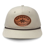Redneck Mother Flat Bill Rope Leather Patch Hat