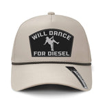 Will Dance For Diesel Performance Pro Hat - Cream