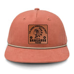 Chief Pokalotatwat Flat Bill Rope Leather Patch Hat - Cutthroat