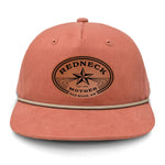 Redneck Mother Flat Bill Rope Leather Patch Hat - Cutthroat