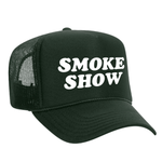 Smoke Show Foam Trucker Hat - Dark Green