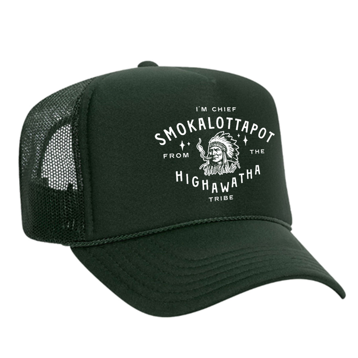 Chief Smokalottapot Foam Trucker Hat