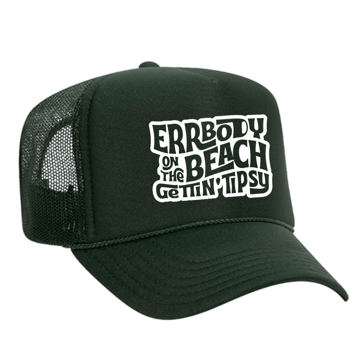 Errbody On The Beach Gettin' Tipsy Foam Trucker Hat