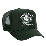Haggard Old Flag Foam Trucker Hat - Dark Green