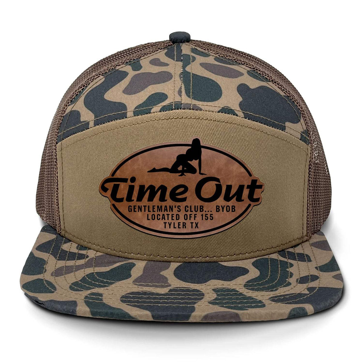 Time Out Gentleman's Club 7 Panel Hat - Delta