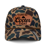 I Like My Cooter Tight Performance Leather Patch Hat