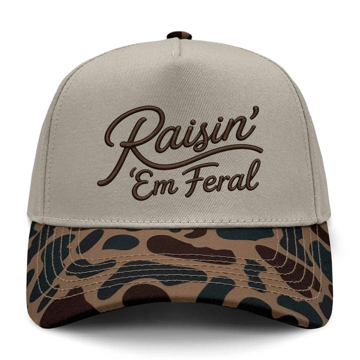 Raisin' 'Em Feral Embroidered Hat - Delta