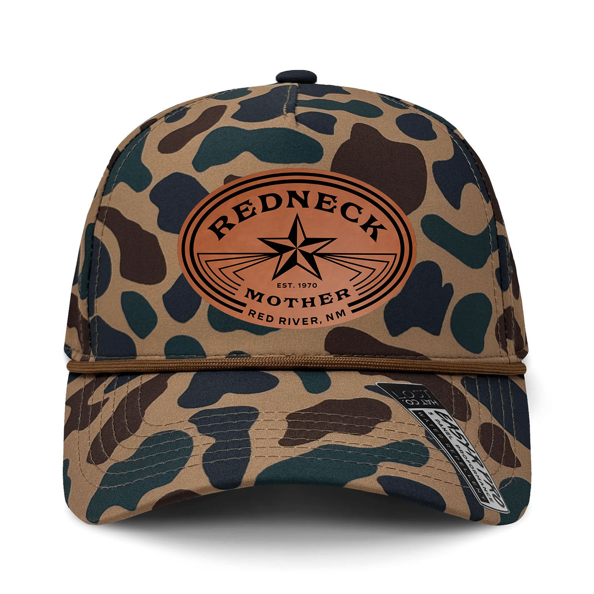 Redneck Mother Performance Leather Patch Hat