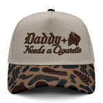 Daddy Needs A Cig Embroidered Camo Hat - Delta