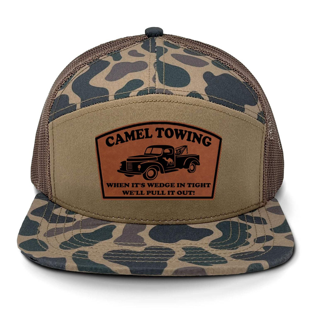 Camel Towing 7 Panel Hat - Delta